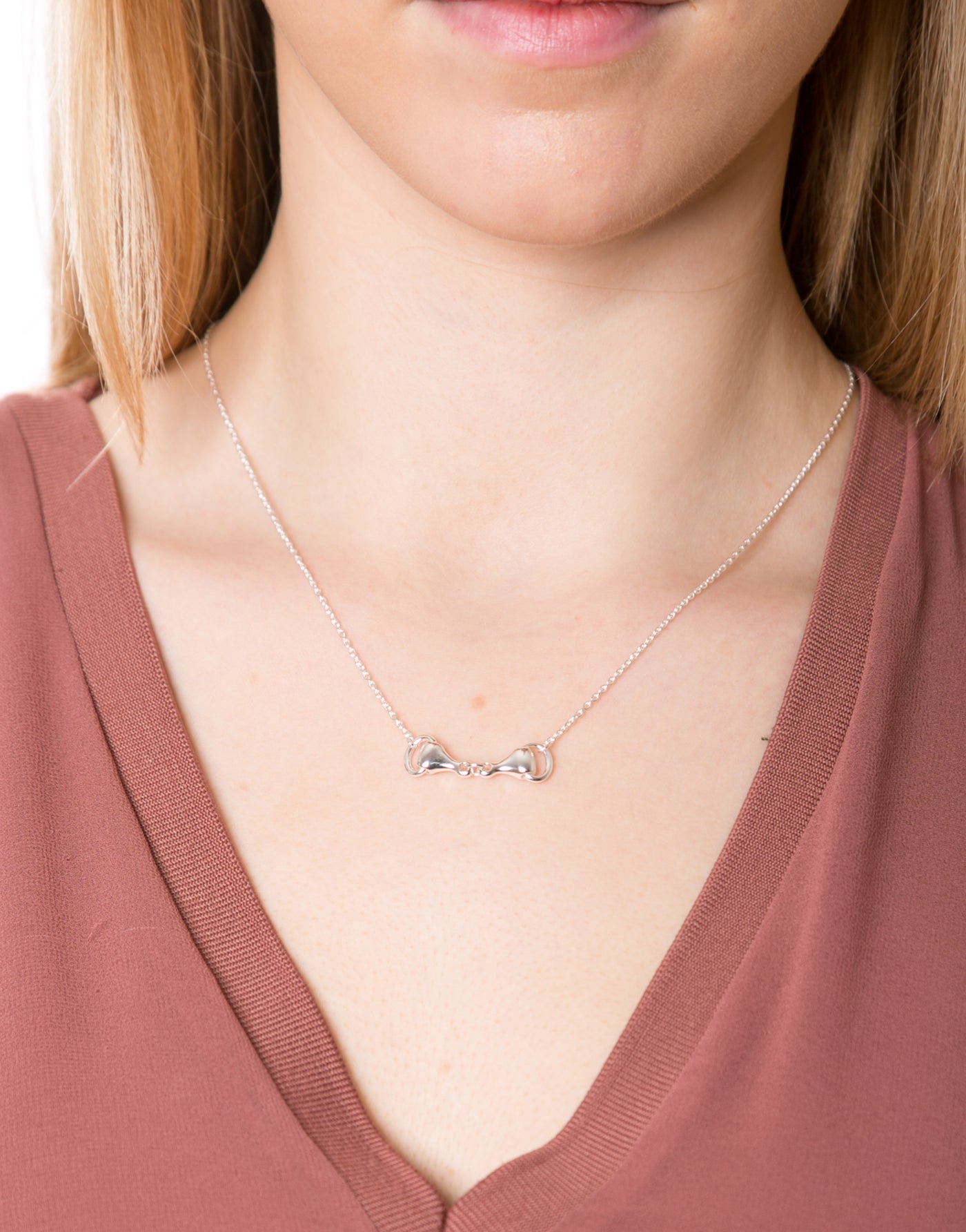 Snaffle Bit Necklace image 1