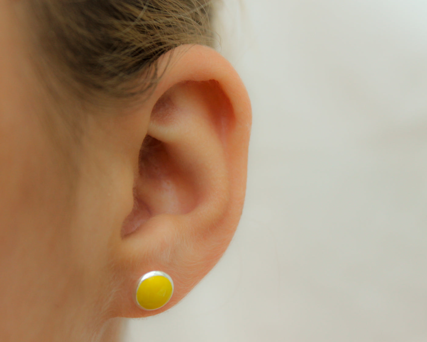 Lemon Yellow Studs image 1