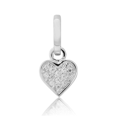 Sparkly Heart Charm image 0
