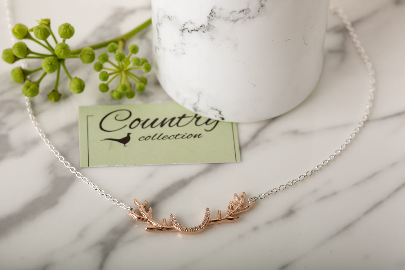 Stag Antler Necklace image 1