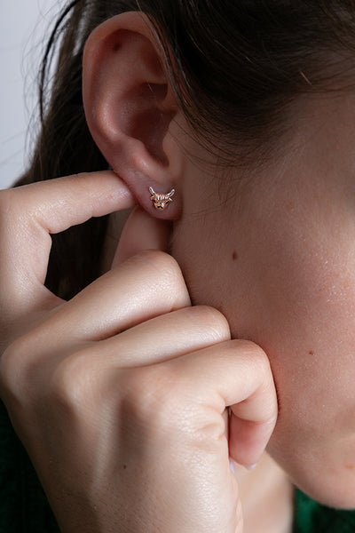 Highland Cow Stud Earrings image 2