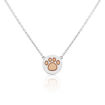 Paw Print Necklace