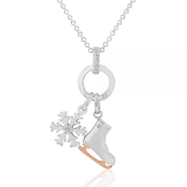 Silver Snowflake Charm