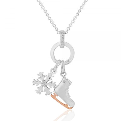 Silver Snowflake Charm