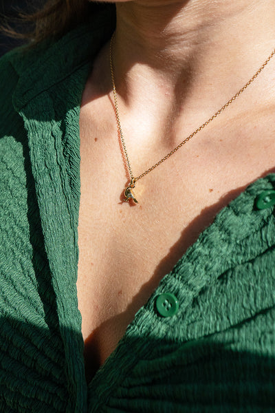 Gold Robin Necklace image 2