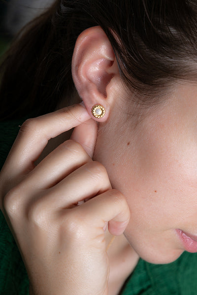 Sunflower Stud Earrings image 2