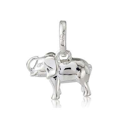 Silver Elephant Charm image 0