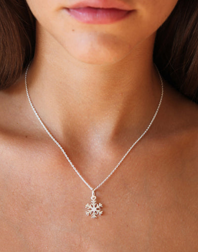 Silver Snowflake Pendant image 2