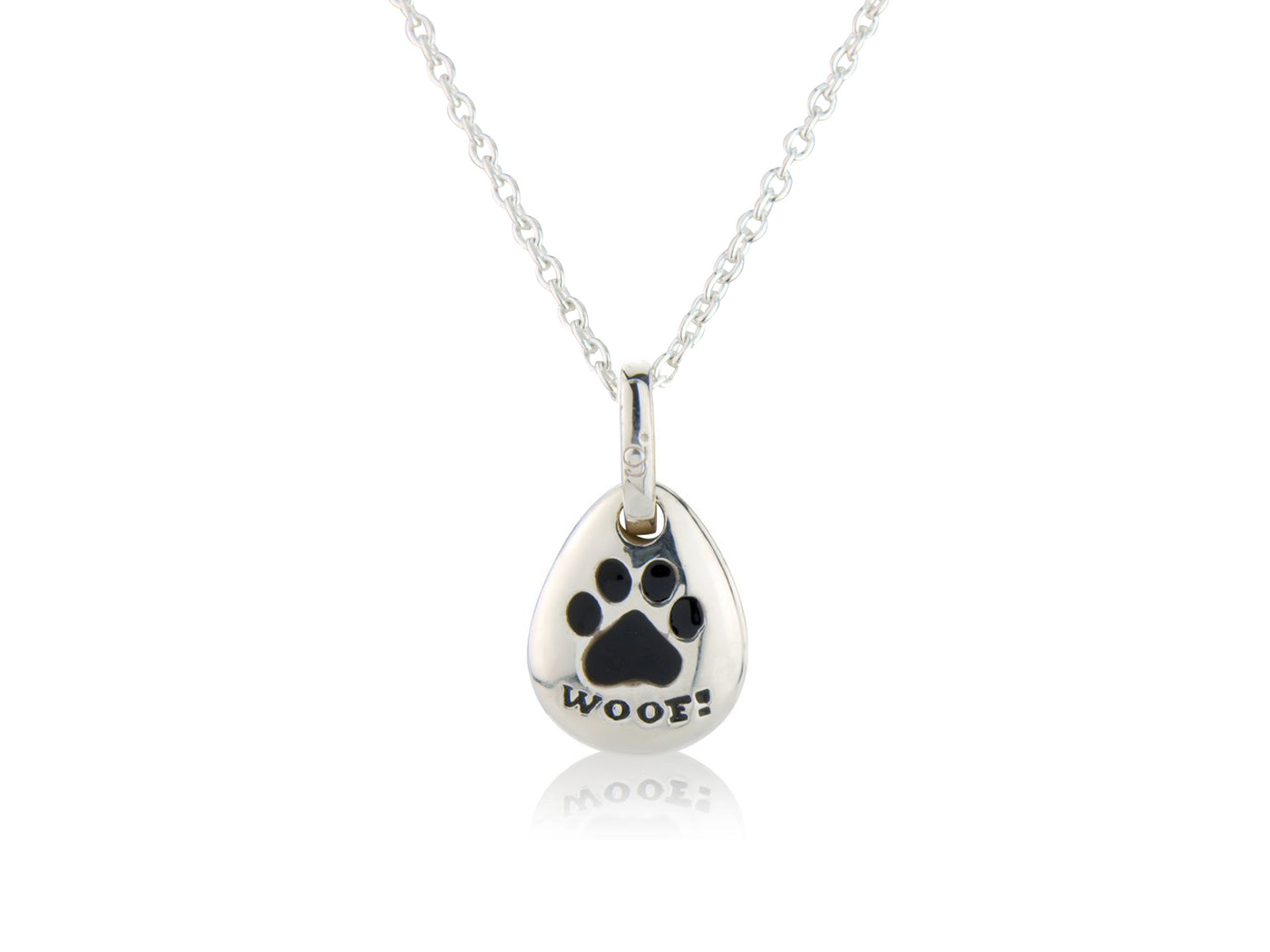 Paw Print Pebble Pendant image 0