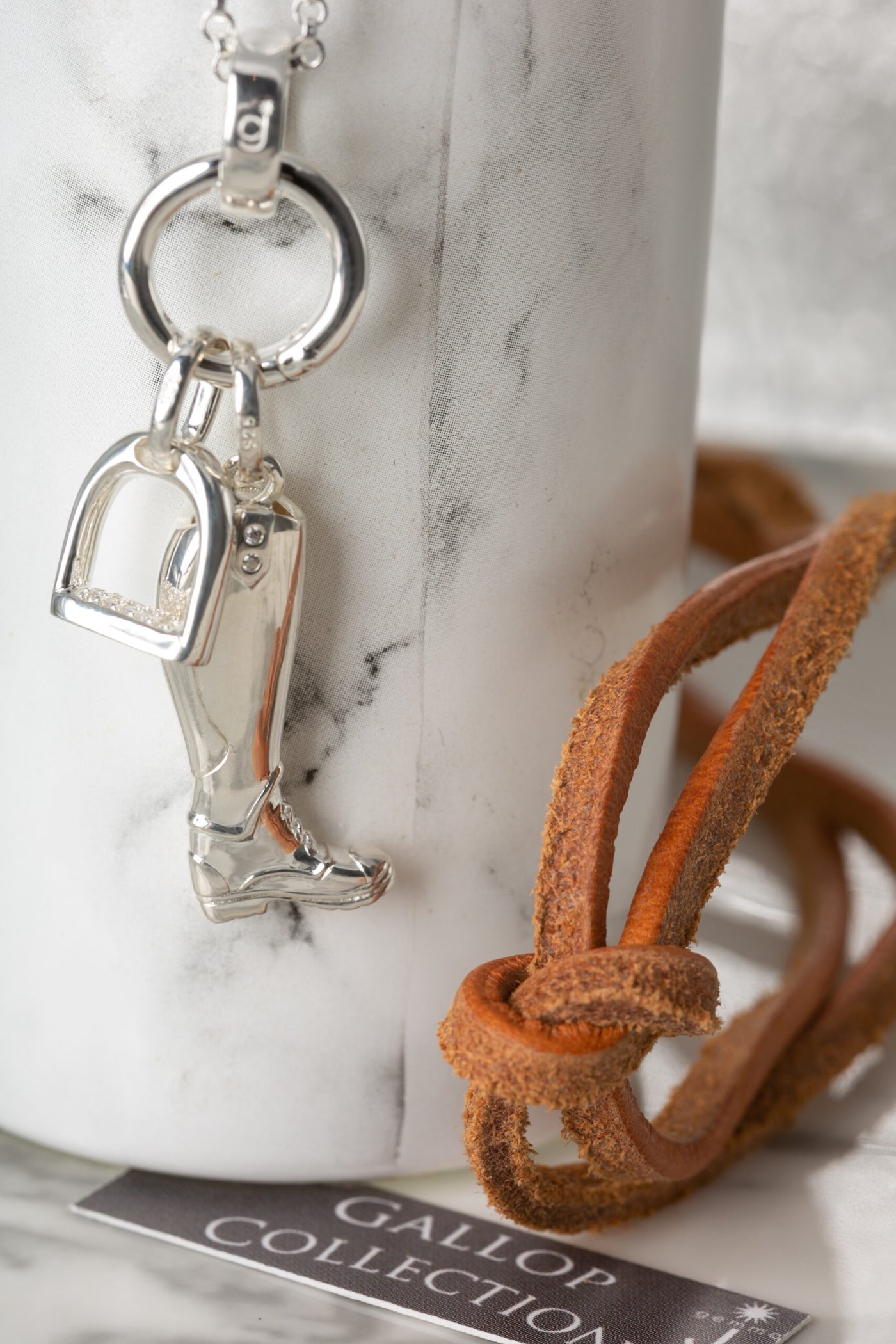 Sparkly Stirrup Charm image 2