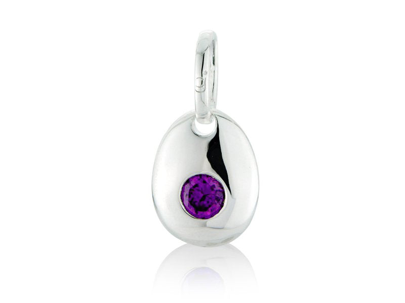 Amethyst CZ Pebble (February) image 0