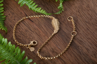 Fern Leaf Bracelet image 1