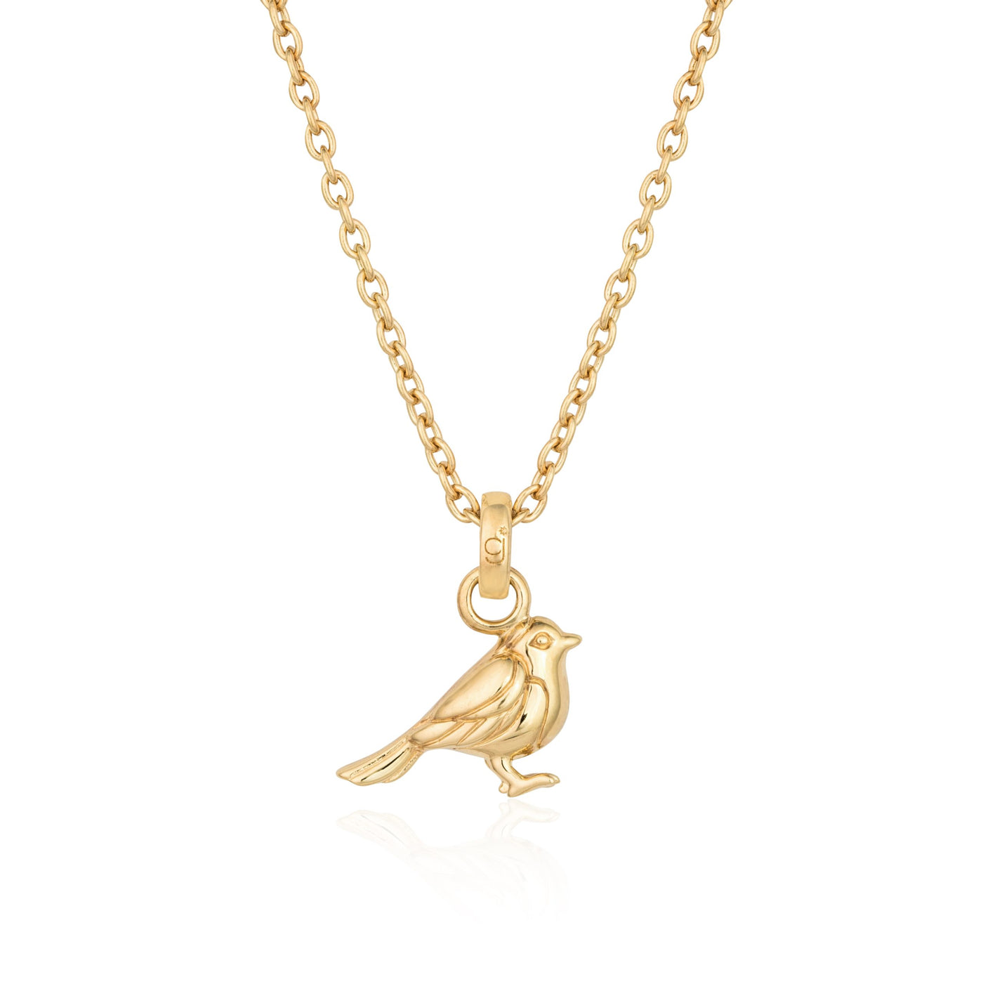 Gold Robin Necklace image 0