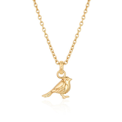 Gold Robin Necklace image 0
