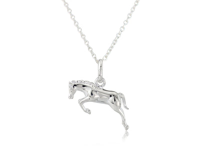 Jumping Horse Pendant image 0