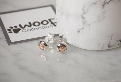 Paw Print Earrings image 1