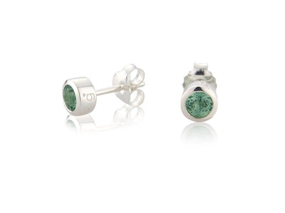 Emerald CZ Earrings image 0