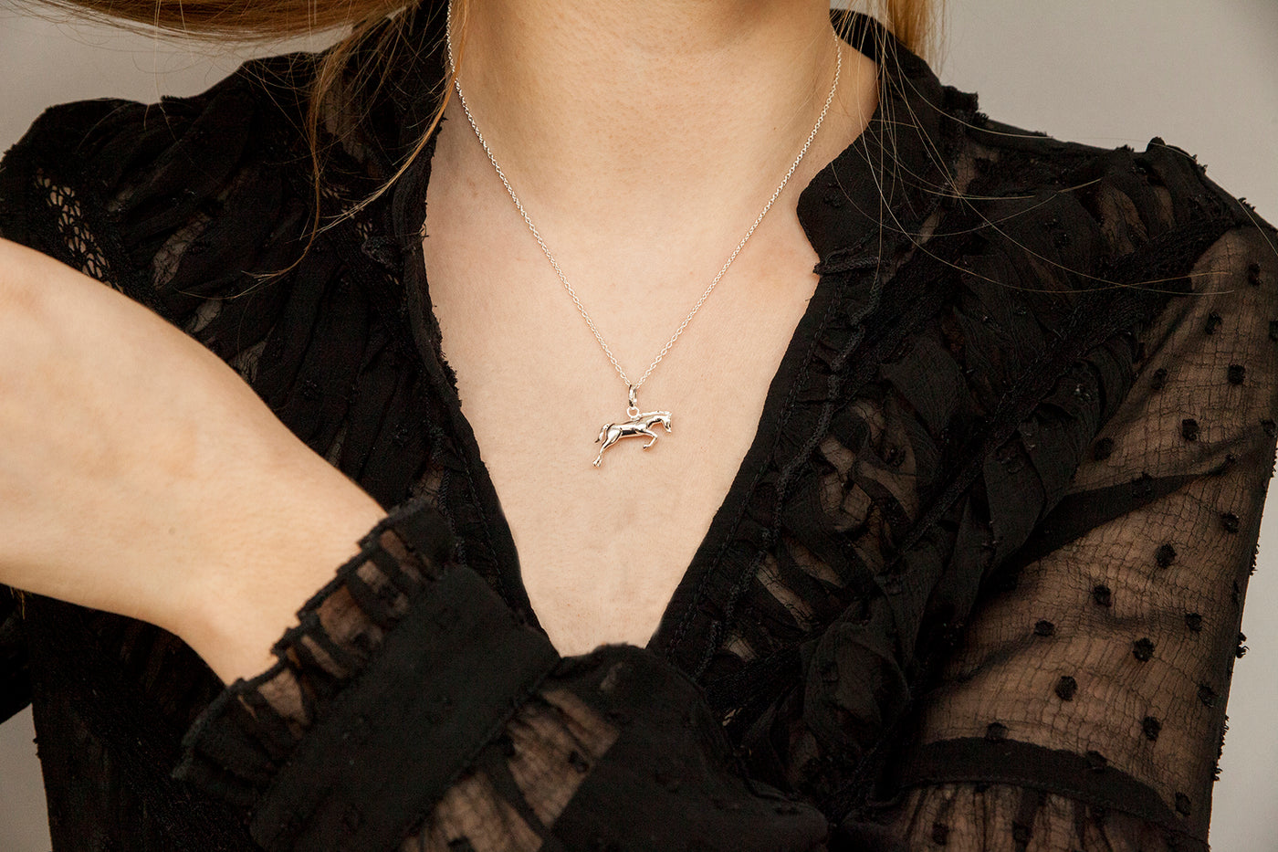 Jumping Horse Pendant image 1