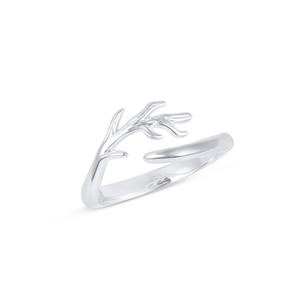 Silver Antler Ring image 0