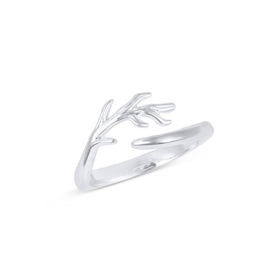 Silver Antler Ring image 0