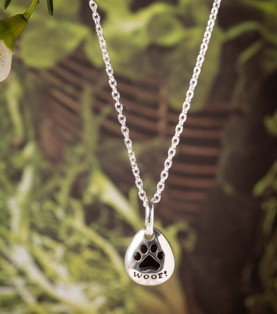 Paw Print Pebble Pendant image 1