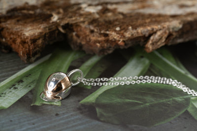 Golden Riding Hat Pendant image 1