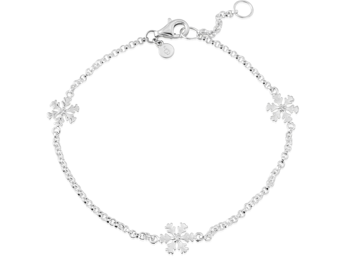 Silver Snowflake Bracelet