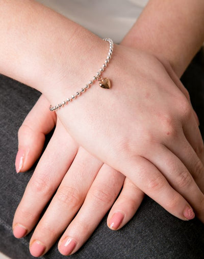 Beaded Loveheart Bracelet