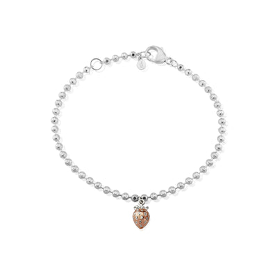 Beaded Strawberry Bracelet