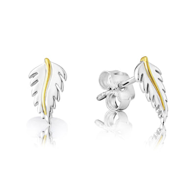Feather Stud Earrings