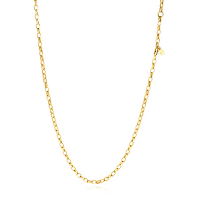 Gold Belcher Chain Necklace