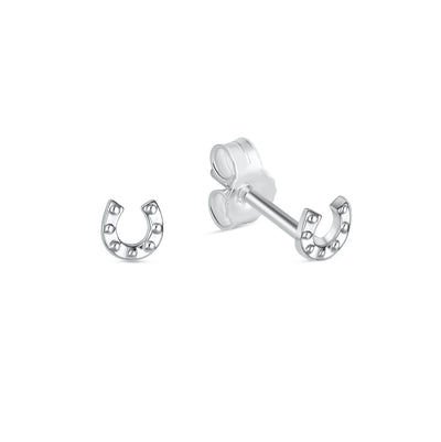 Mini Horseshoe Stud Earrings