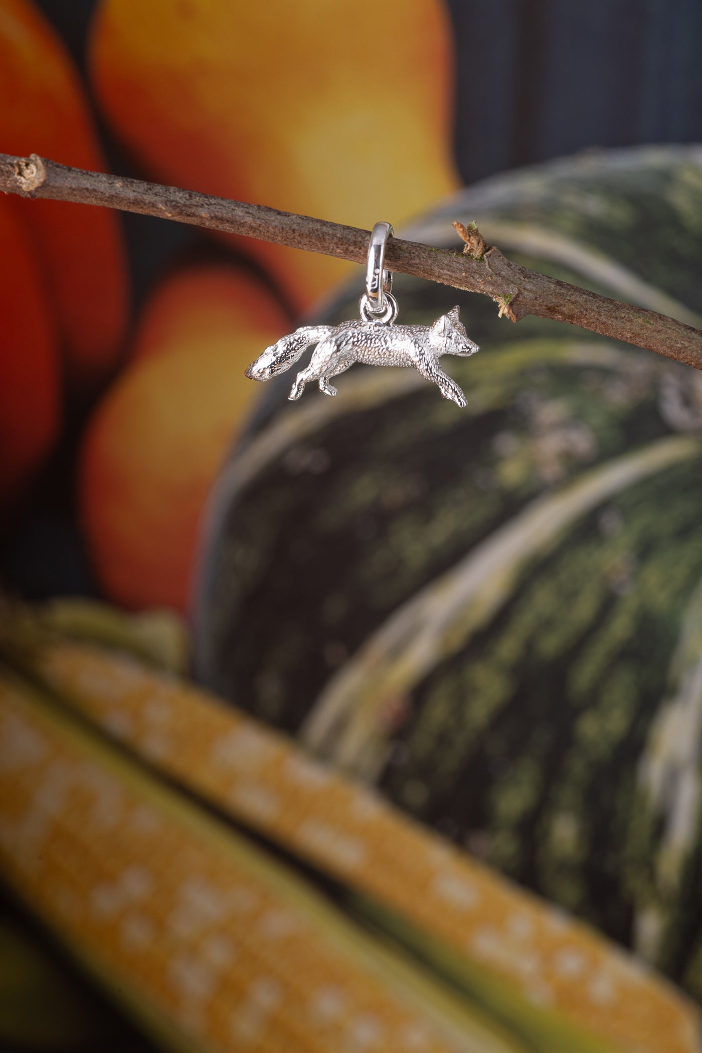 Silver Fox Charm