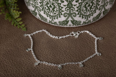 Silver Paws On Your Heart Bracelet
