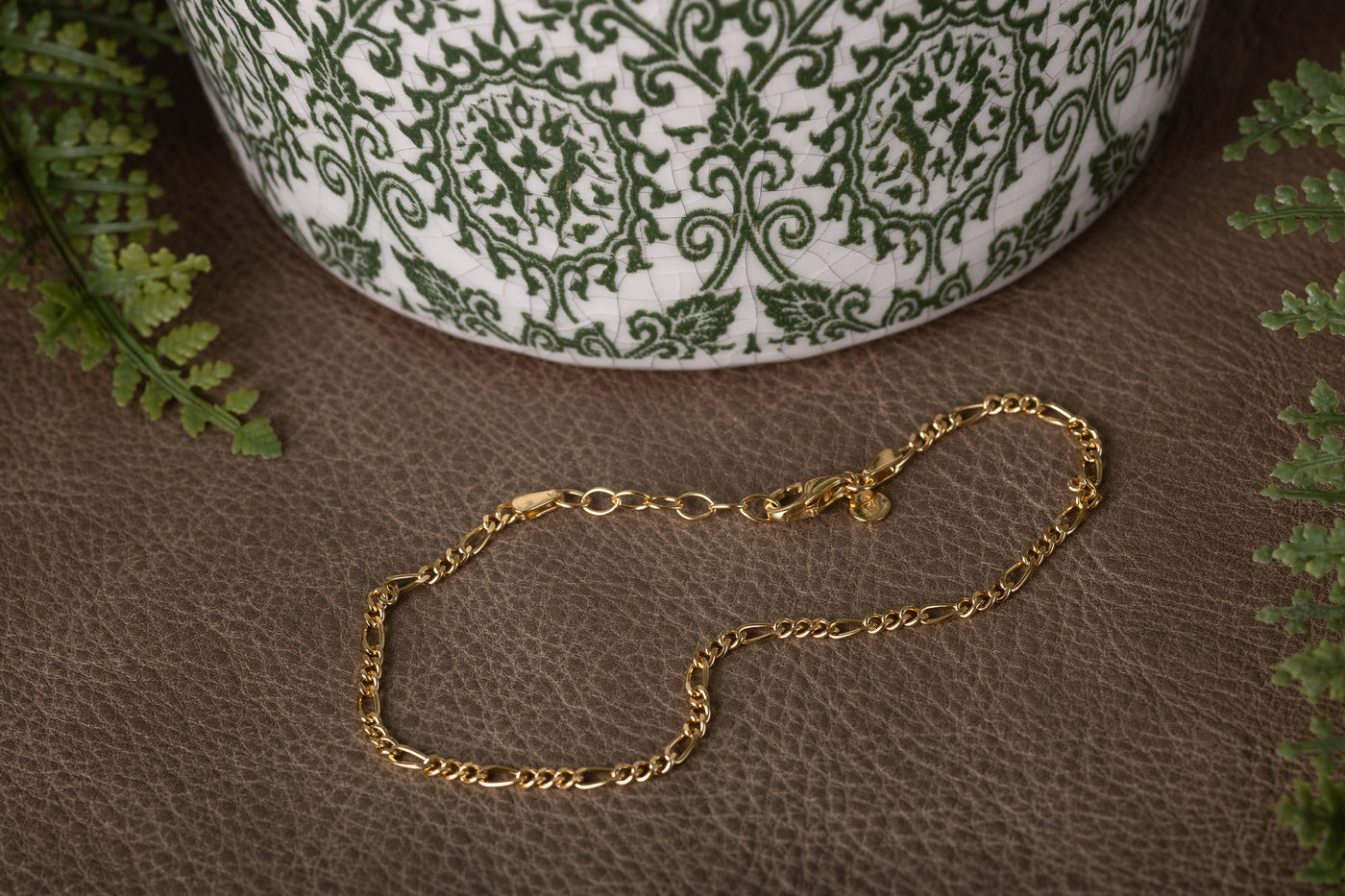 Gold Figaro Bracelet