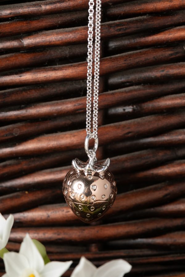 Strawberry Box Pendant