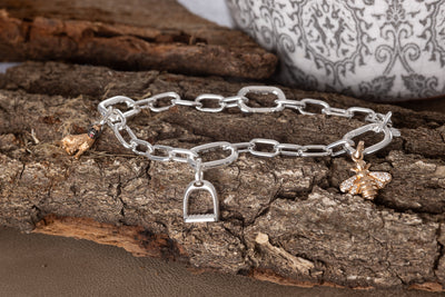 Opening Link Charm Bracelet