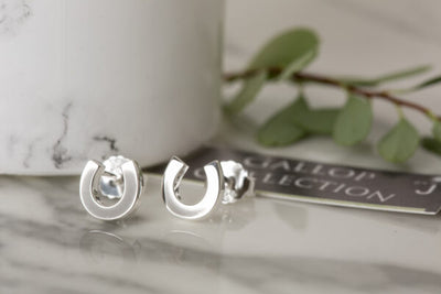 Horseshoe Stud Earrings