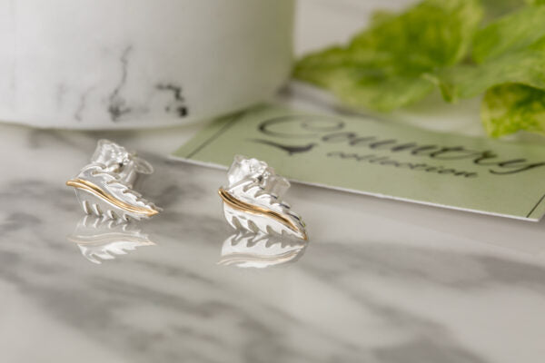 Feather Stud Earrings