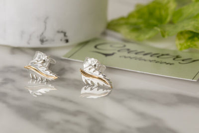 Feather Stud Earrings