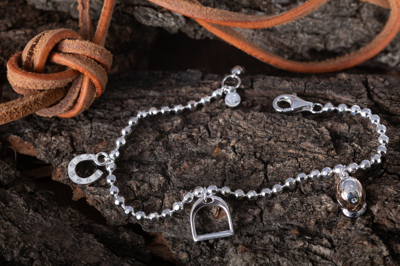 Beaded Equestrian Bracelet