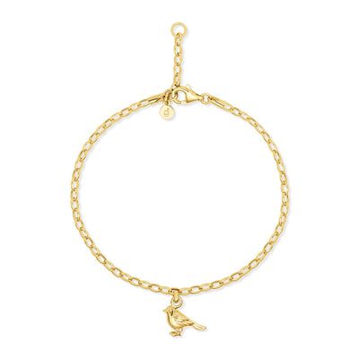 Gold Robin Bracelet