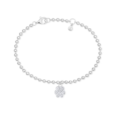 Sparkly Paw Print Bracelet