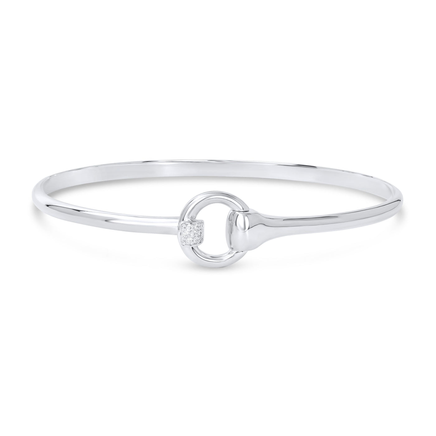 Sparkly Snaffle Bit Bangle