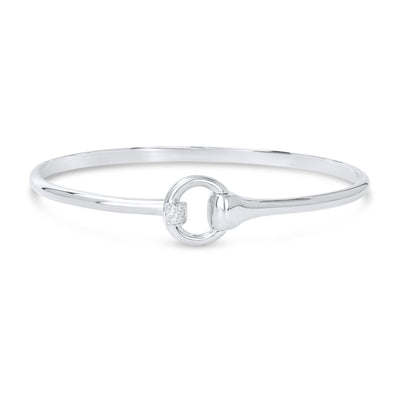 Sparkly Snaffle Bit Bangle