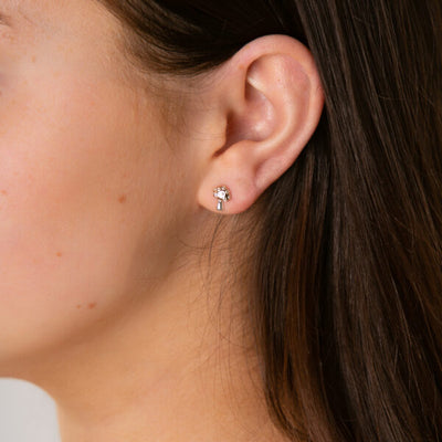 Mushroom Stud Earrings