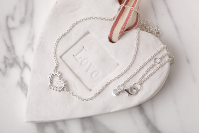 Leafed Heart Necklace