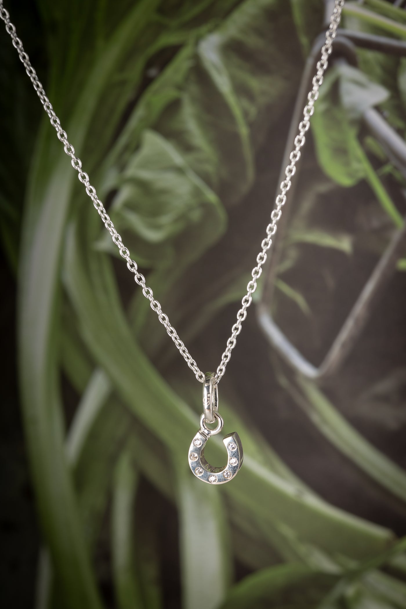 Sparkly Horseshoe Pendant