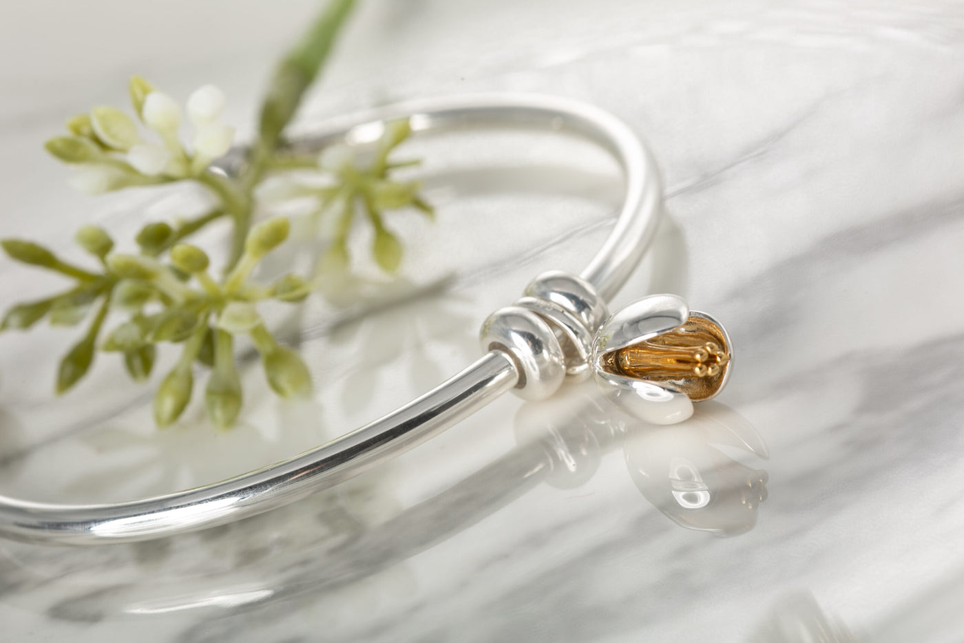 Snowdrop Flower Charm