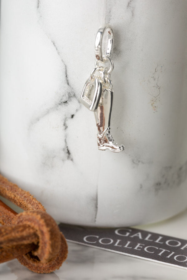 Boot And Stirrup Charm
